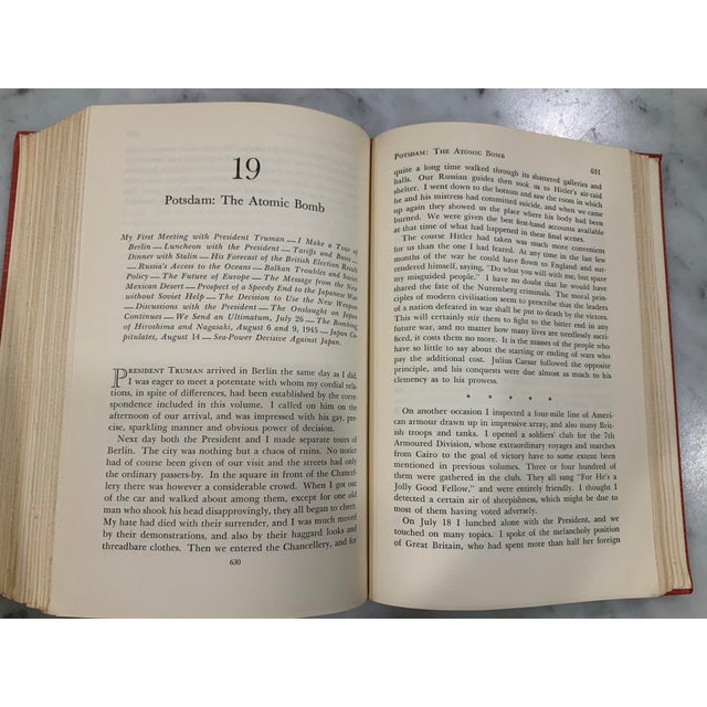 Winston Churchill the Second World War – Full 6 Volume Book Set, Houghton Mifflin - 1948-1953 a Must Have for World War II Buffs & Collectors! For Sale - Image 10 of 11