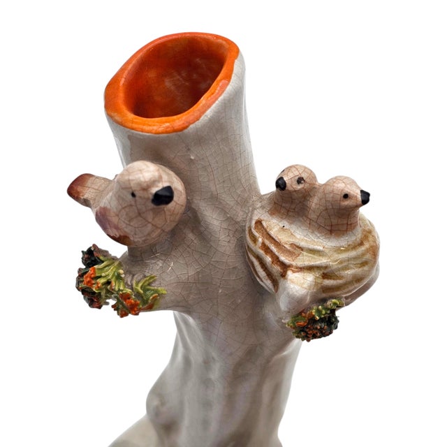 Antique Staffordshire Ceramic Figural Cottage House Smoker 5" For Sale - Image 10 of 14