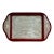 Vintage Hazorfim Sterling Silver & Mahogany Challah Tray With Glass Cover, 21.5" X 13" For Sale