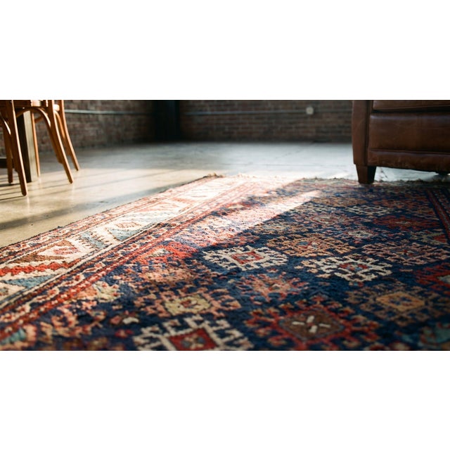 Antique Persian Kurdish Rug For Sale In New York - Image 6 of 8