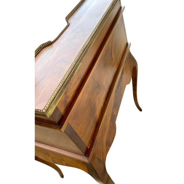 Louis XV Style Cylinder Secretary with Drawers, 1890s For Sale - Image 12 of 13