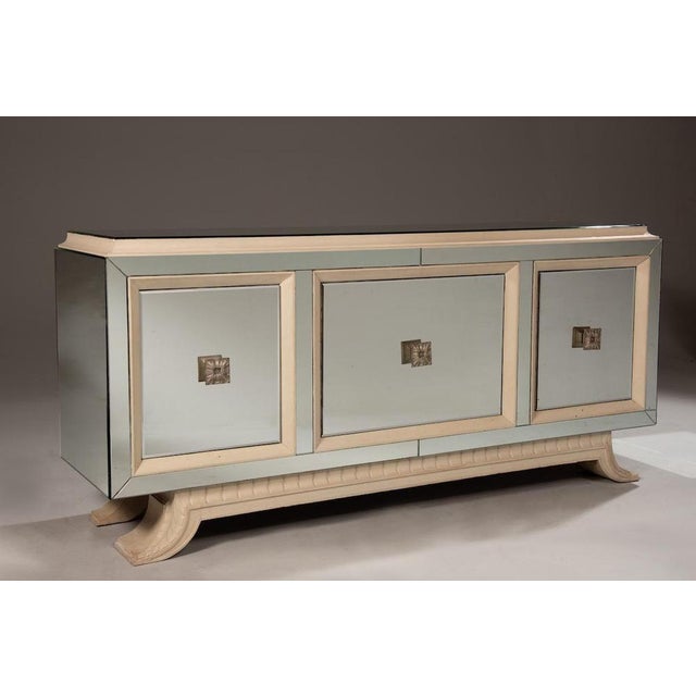 French Art Deco Mirror Sideboard, 1940s For Sale - Image 17 of 18