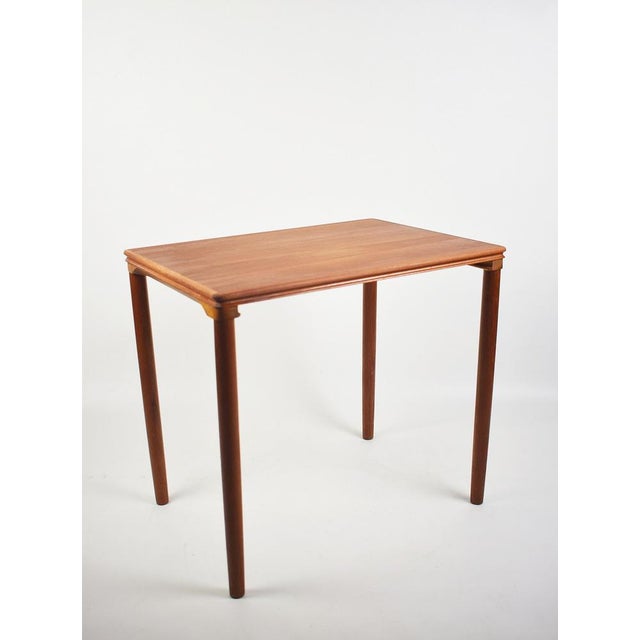 Vintage Side Table in Teak, 1950s For Sale - Image 3 of 13