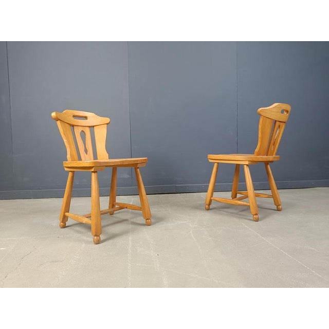 1960s Mid-Century Brutalist Dining Chairs, 1960s, Set of 4 For Sale - Image 5 of 12