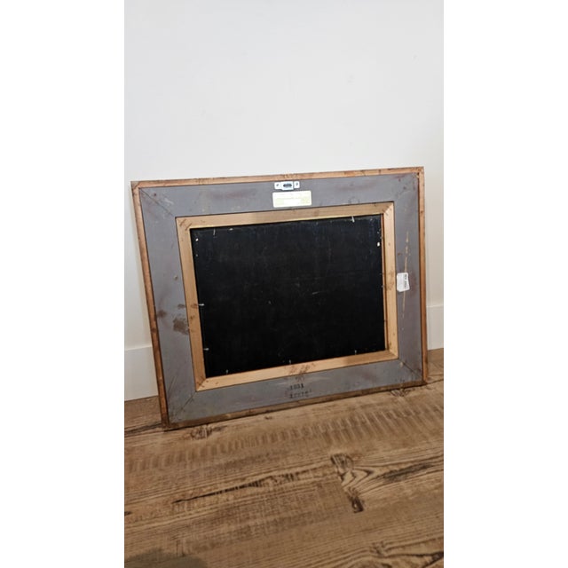 1990s J. Collins Signed Original Fruit Still Life Oil Painting in Ornate Gilt Frame For Sale - Image 4 of 5