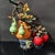 Vintage Shiwan Kiln Glazed Gourd & Apple Sculpture / Chinese Good Luck Statue For Sale - Image 4 of 7
