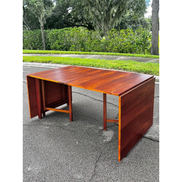 Mid 20th Century Mid Century Modern ‘Maria’ Extendable and Folding Dining Table | Bruno Mathsson For Sale - Image 5 of 18