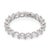 Modern Lugano 1.90 Carat Diamond 18k White Gold Eternity Band, Size 6 For Sale - Image 3 of 6