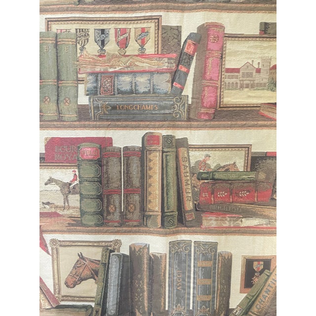 Bring the timeless charm of an old-world English study or estate library into your home with this beautiful woven Gobelin...