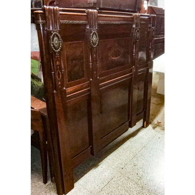 Double Bed with Inlays in Worked Brass from Liberty For Sale - Image 17 of 18