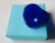 Tiffany and Co. Vintage Elsa Peretti for Tiffany & Co. Cobalt Blue Murano Glass Heart Paperweight, c.1980, Original Box For Sale - Image 4 of 18