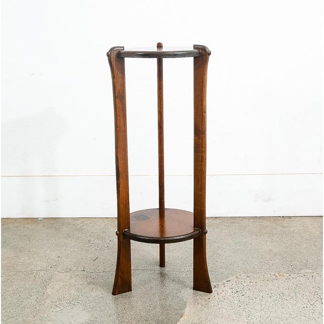 Solid wood Torchere plant table / smoking table for your living space or office. Can be used as a side table or to put...