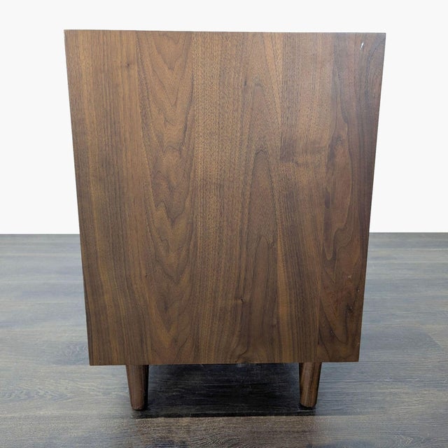 Crate & Barrel Crate & Barrel Tate Mid-Century Modern Two Drawer Nightstand With Charging Station For Sale - Image 4 of 8