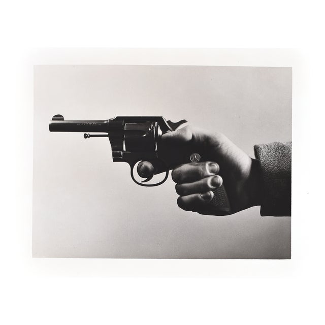 L. E. Berka, Colt Revolver, 1930, Signed Gelatin Silver Print For Sale
