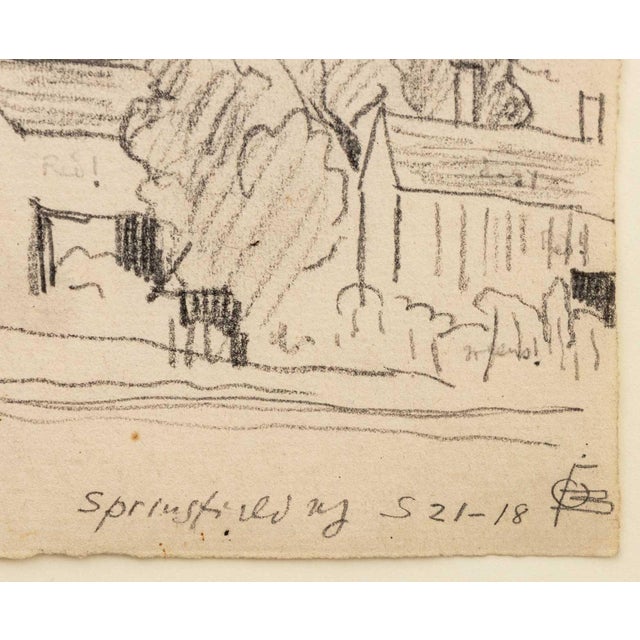 Oscar F. Bluemner Village Landscape Scenes, 2 For Sale - Image 10 of 13