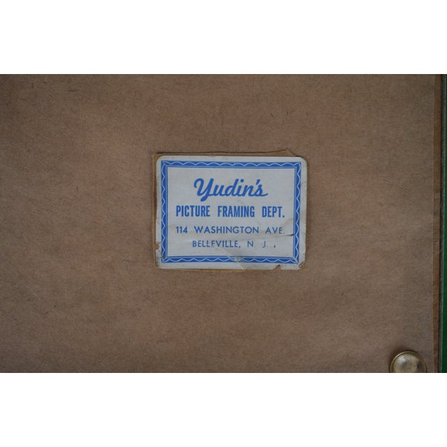 Traditional Motorboat Cruising Off the Eastern Shore of Maryland 1964 Watercolor by John Moll For Sale - Image 3 of 5