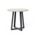 Black Four Hands Cyrus Round 32" Dining Table, Grey For Sale - Image 8 of 8