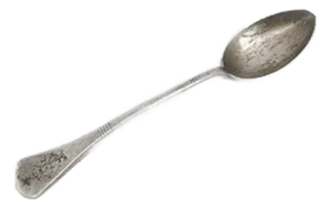 Art Deco Tea Silver Spoon, 1930s