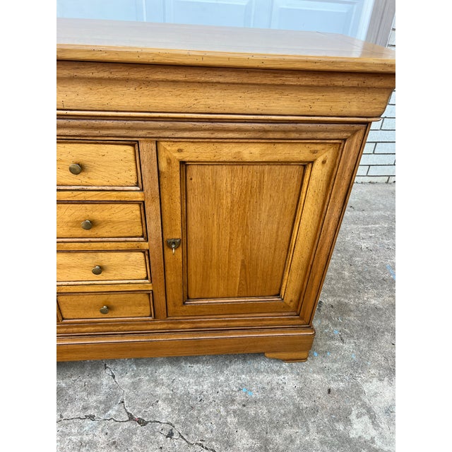 French French 19th Century Louis Philippe Solid Walnut Two Door Buffet For Sale - Image 3 of 12