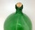 Early 20th Century Antique Demijohn Green Glass Bottle in Original Basket For Sale - Image 5 of 6