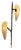 Hand-Sculpted Cast Bronze Hanging Lamp by William Guillon For Sale