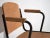 Wood Set of Industrial Chairs with Armrests, 1950 For Sale - Image 7 of 10
