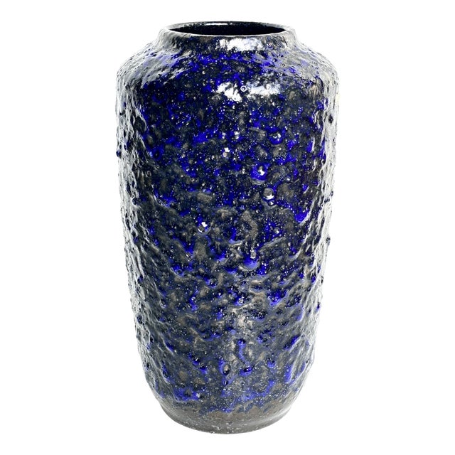 Fat Lava Ceramic Floor Vase by Franz Karl for Scheurich, Germany, 1960s For Sale