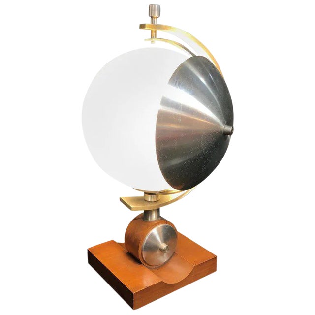 1960s Italian Space Age Turn Able Table Lamp For Sale