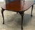 1990s Late 20th Century Harden Furniture Solid Cherry Queen Anne Dining Table With Two Leaves For Sale - Image 5 of 12