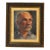 Vintage Oil Painting Portrait of Bald Man With Gray Goatee For Sale