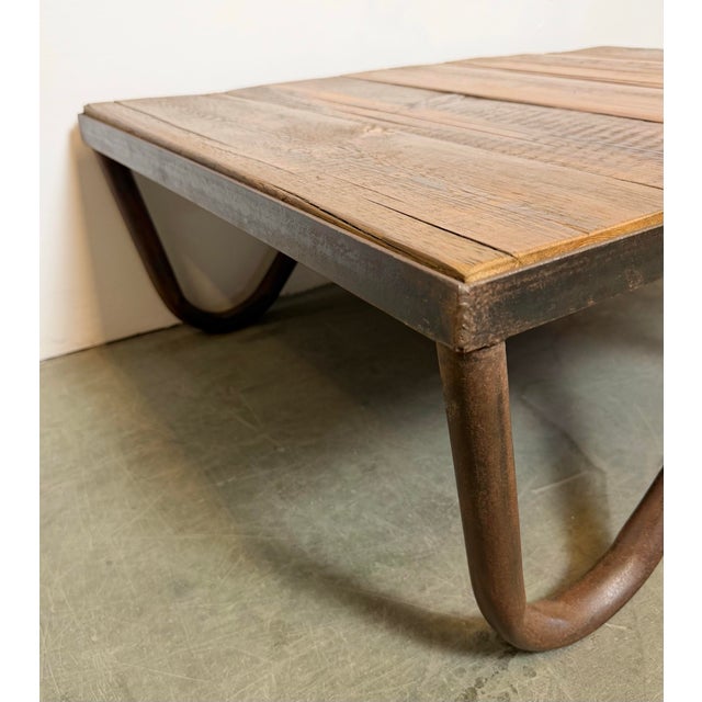 Vintage Industrial Coffee Table, 1960s For Sale - Image 6 of 16