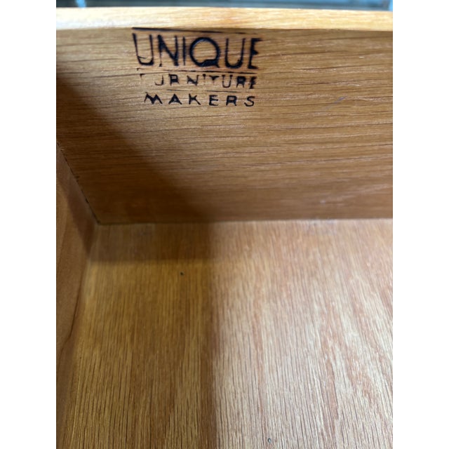 1960s Unique Furniture Makers 6 Drawer Tallboy For Sale In Washington DC - Image 6 of 10