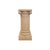 Modeled terracotta column with octagonal capital and base, h. 73 cm.