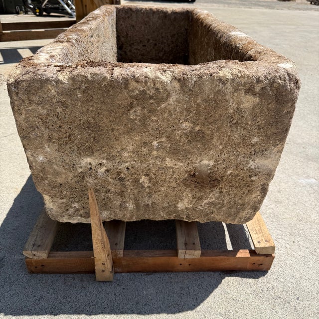 Antique Limestone Trough 51126c For Sale In Los Angeles - Image 6 of 7