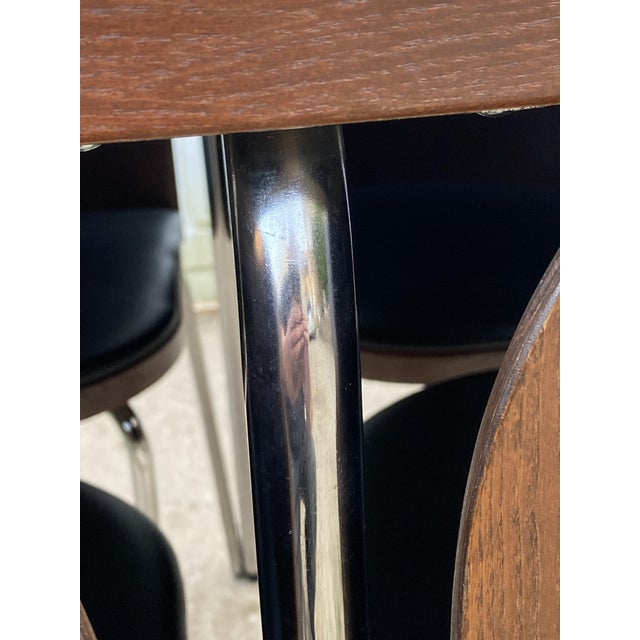 1990s Sam Teak Table and Chairs by Sandra Kragnert for Ikea, Sweden, 1990s, Set of 5 For Sale - Image 5 of 18