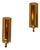 Mid-Century Modern Swedish Brass Sconces by Scandia, Set of 2 For Sale