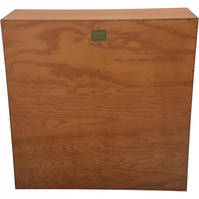 Brown Bookcase in Oregon Pine by Mogens Koch, 1970s For Sale - Image 8 of 11