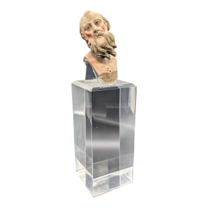 Late 18th Century Neapolitan Glass-Eyed Santon Head