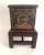 Wood Antique Mother of Pearl Chest on Custom Stand For Sale - Image 7 of 12