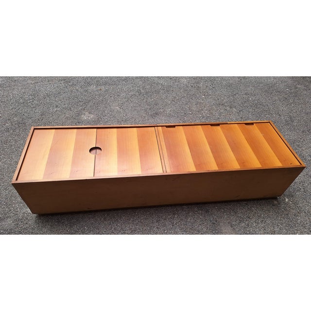 Chest in Shaded National Walnut, 1980s For Sale - Image 4 of 9