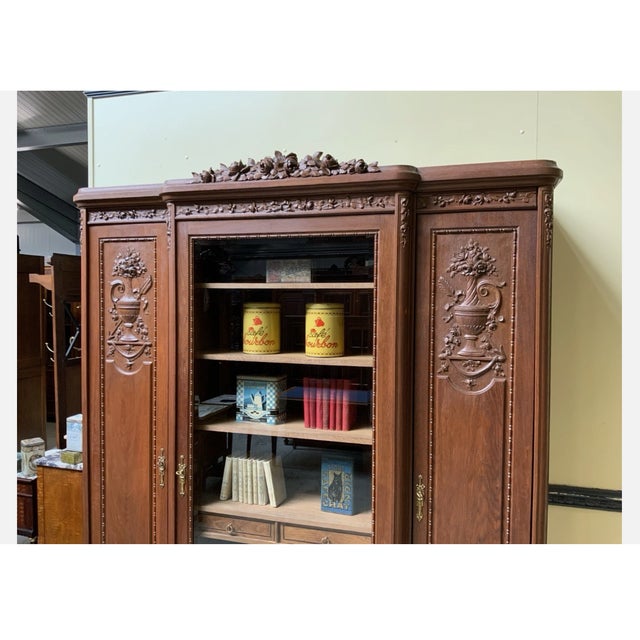 Antique Art Nouveau Display Cabinet, 1900 For Sale - Image 12 of 13
