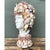 Early 21st Century Vintage Shell Embellished Plaster Bust For Sale - Image 5 of 12