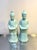 1960s-70s Maitland-Smith celadon glaze asian-style man/woman figurines; set of two. Excellent condition.