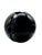 Haeger 1985 Postmodern Memphis Era Haeger Black Ceramic Orb Vase - Model 4395 For Sale - Image 4 of 7