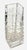 Contemporary Circa 1985 Christa Hausler-Goltz Rosenthal Germany Colorless Crystal Turnus Vase For Sale - Image 3 of 9