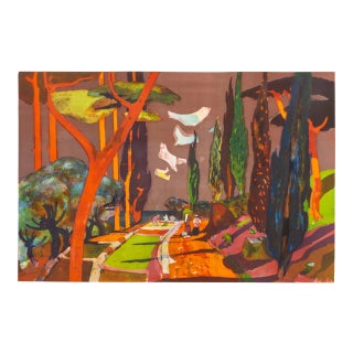 Millard Owen Sheets, "Field", Modern Landscape Lithograph For Sale