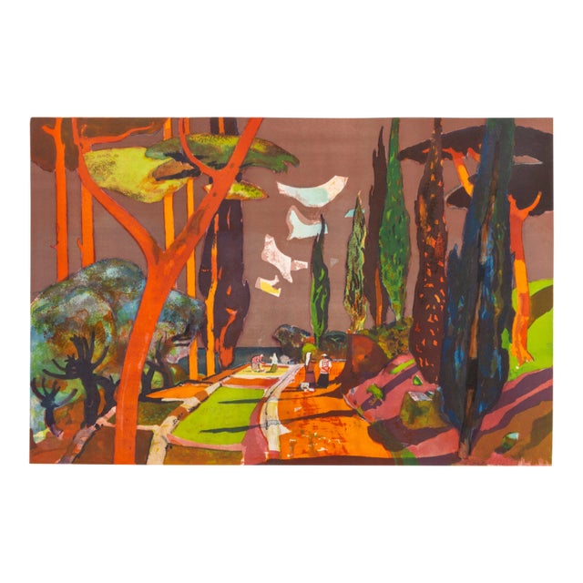 Millard Owen Sheets, "Field", Modern Landscape Lithograph For Sale