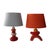 Mid-Century Modern French Ceramic Table Lamps, Set of 2 For Sale - Image 6 of 6