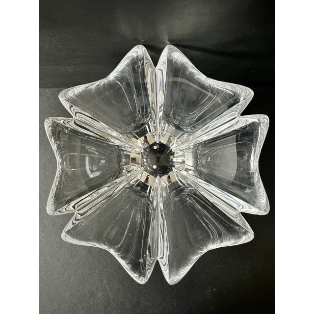 Early 21st Century Early 21st Century Orrefors "Orion" Large Crystal Bowl, Designed by Lars Hellsten For Sale - Image 5 of 7
