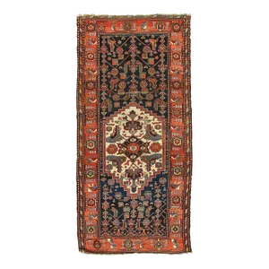 Fine Hand Knotted Persian Vintage Hamadan Runner